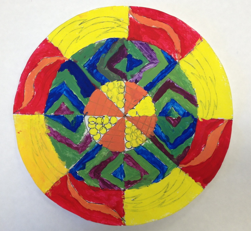 Rose Window Color Wheels - Blacksburg New School Art